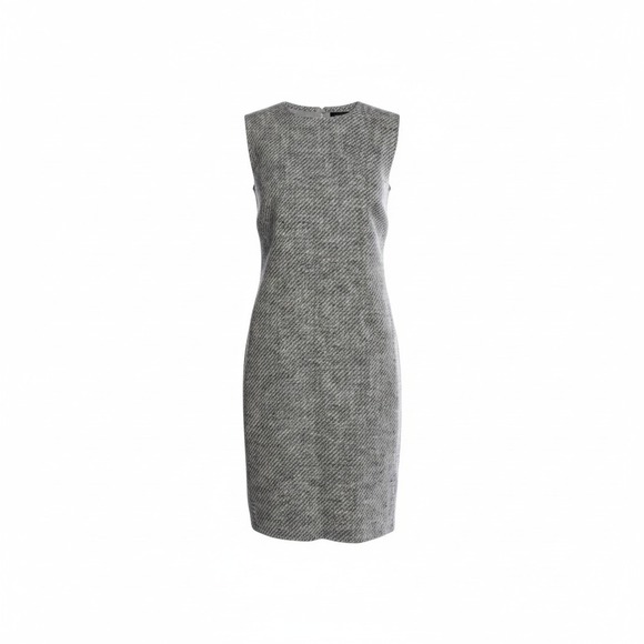 St. John Size 18 Plus Size Sleeveless Tweed Sheath Dress Business Workwear $1295